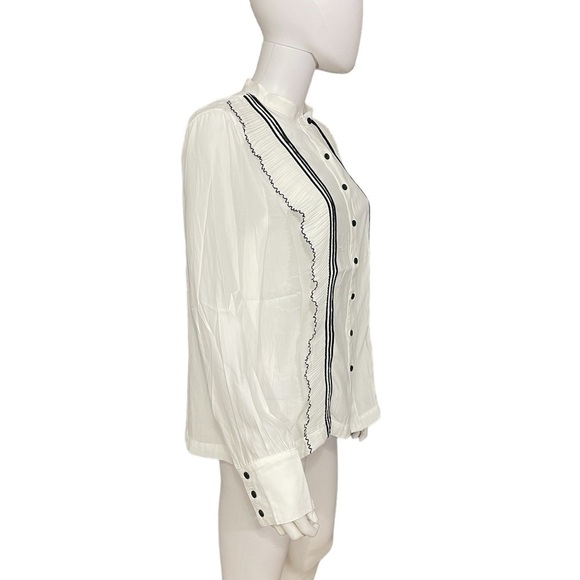 AMT White Black Striped Button Down Shirt
New - Picture 5 of 7